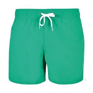 Build Your Brand Mens Swim Shorts / Forest Green